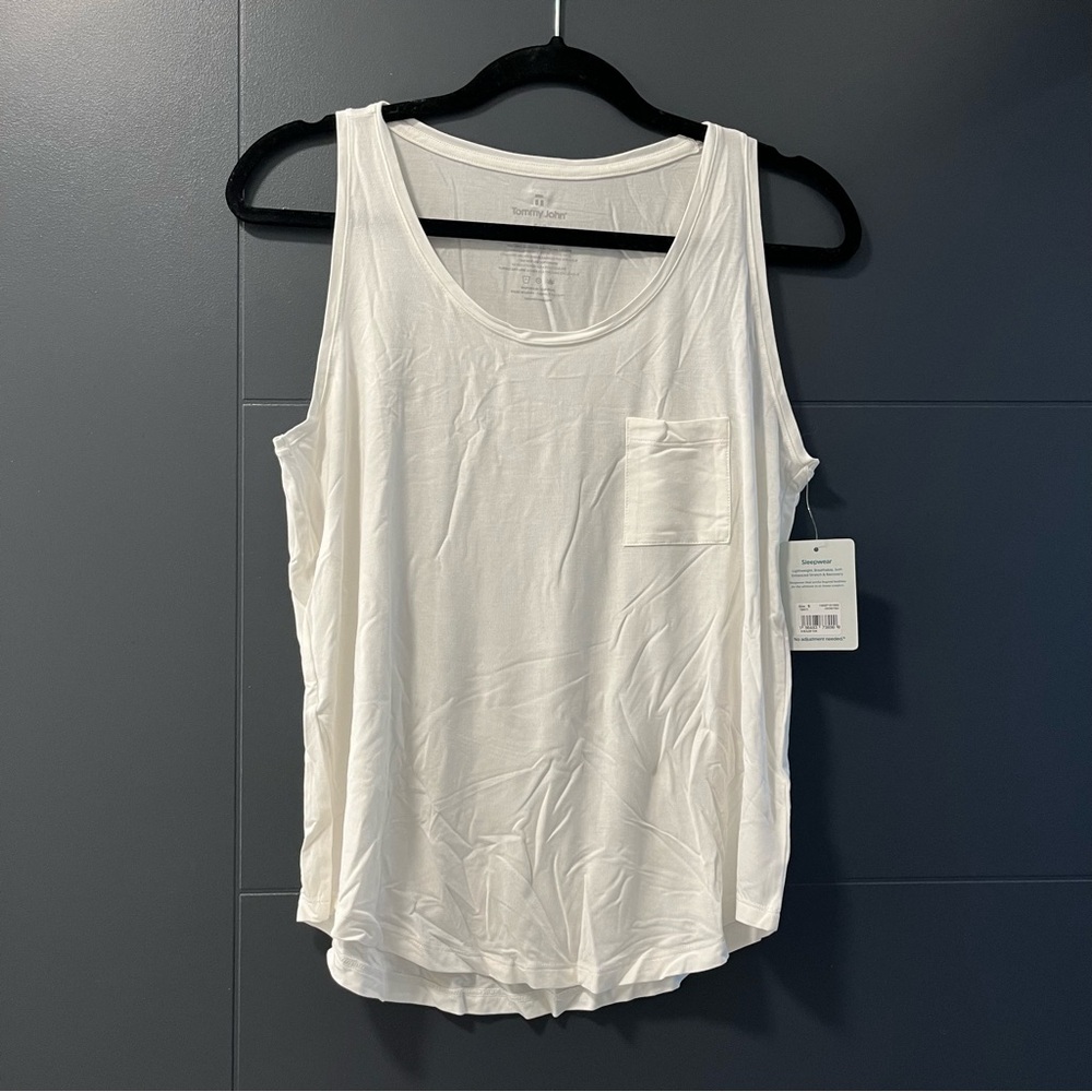 NWT Tommy John White Tank Top